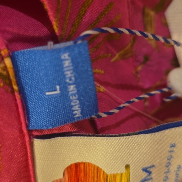 Farm Rio x Anthropologie Short-Sleeve Button-Front Mini Dress, Retail $230.00US - Picture 8 of 16